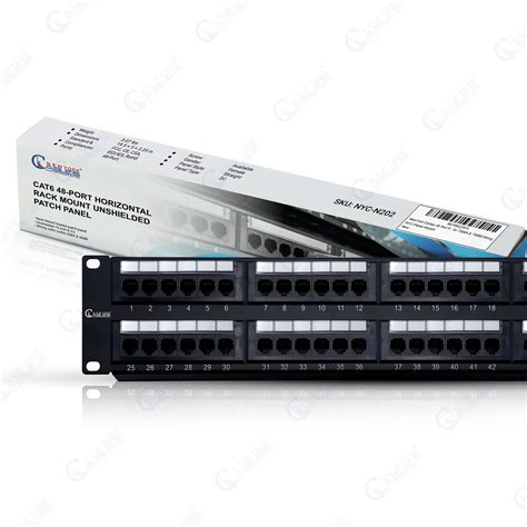 Buy NewYork Cables - 48 Port Patch Panel cat6, 2U Rack and Wall ...