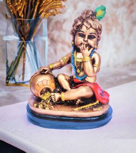 DIYAAN ENT matki makhan chor laddu gopal balgopal statue murti idol for ...