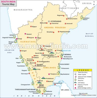 South India Tour Packages,south India Tour Map - Tour Operators In ...