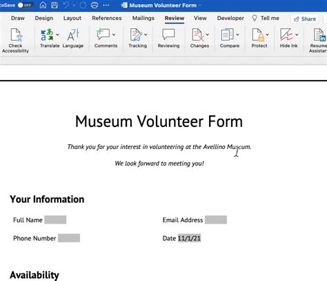 Image result for How to Create Word Fillable Form