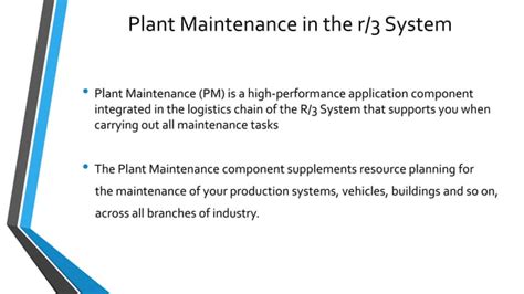SAP Plant Maintenance Module Overview 的图像结果