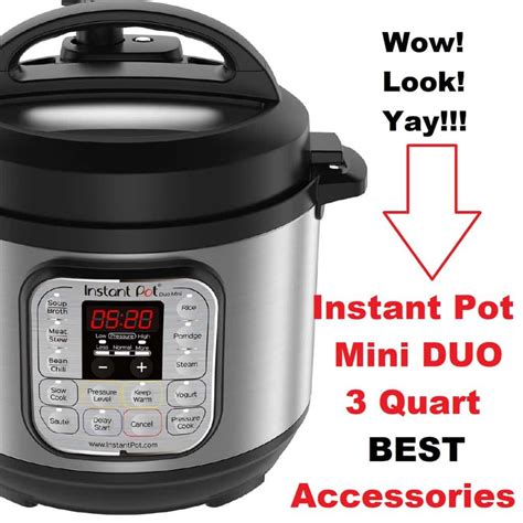 Best Instant Pot Duo Mini 3 Quart Accessories - This Old Gal