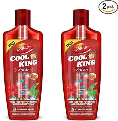Dabur Cool King Thanda Tel-187ml(Set of 2) Relaxing & Refreshing ...