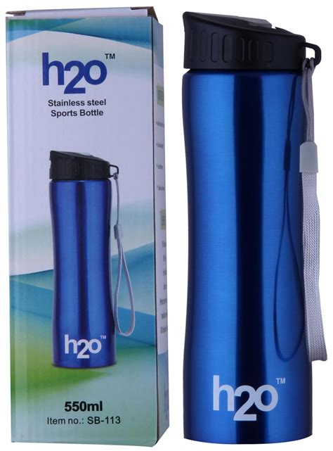 Buy H2O SB-113/2 Stainless Steel Sports Bottle 550 ml Online at Low ...