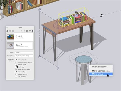 SketchUp Pro 2020 Tutorial 的图像结果