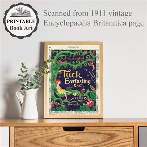 Printable Tuck Everlasting Book Cover Art Poster Print Book - Etsy