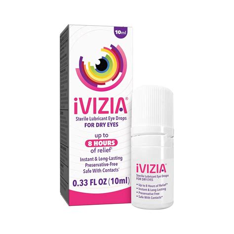 iVIZIA Sterile Eye Drops, Preservative-Free Dry Eye Relief