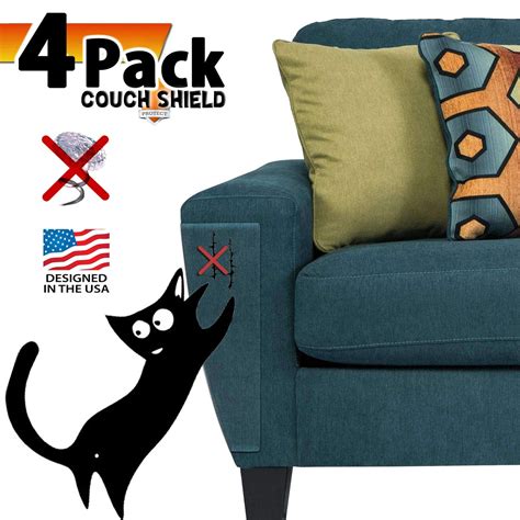 Amerteer 4 Pieces Couch Defender for Cats, Stop Pets from Scratching ...