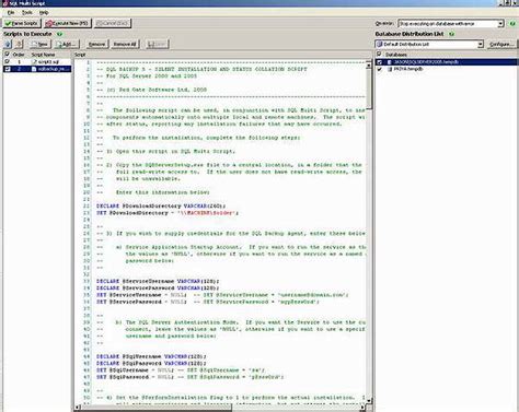 SQL Multi Script 的图像结果