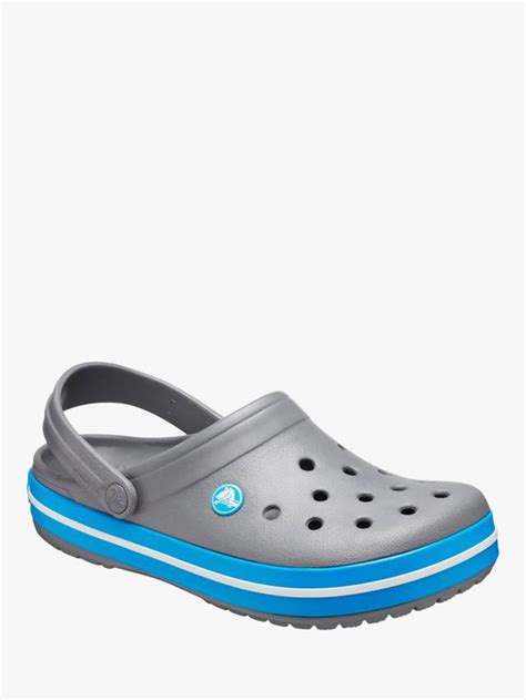 Crocs Crocband Clogs, Charcoal/Ocean