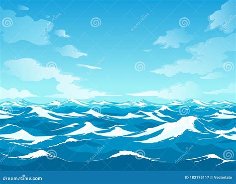 Illustration Of Ocean