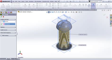 Image result for SolidWorks Machine Screw Tutorial