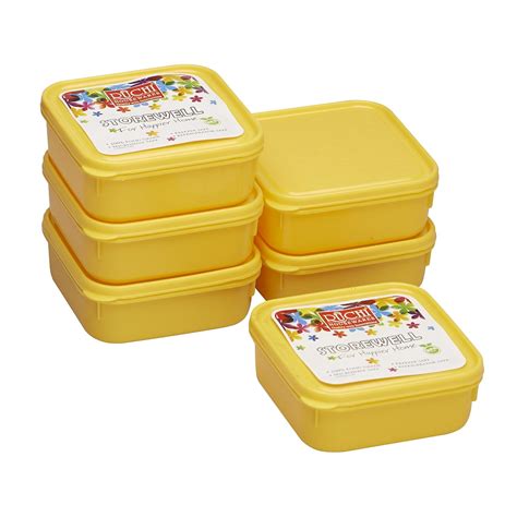 Buy Ruchi Storewel 30 Container Set, Set of 6, Solid Yellow Online at ...