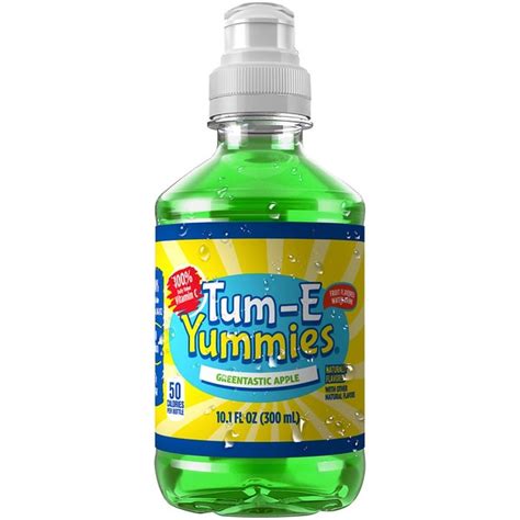 Tum-e Yummies Greentastic Apple, Naturally Fruit Flavored Water Drink ...
