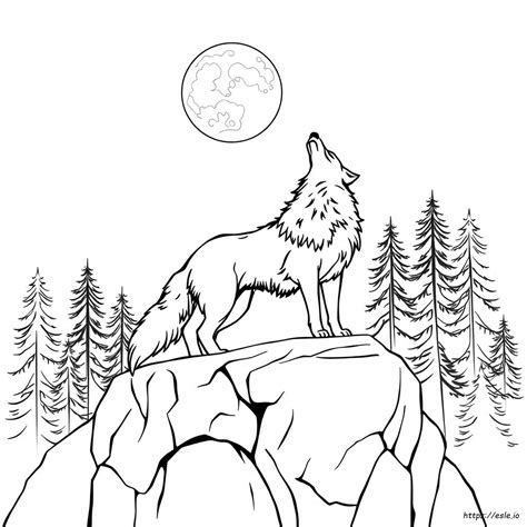 Coloring Pages Wolf