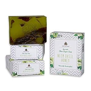 Buy Arotatvika Handmade Soap for Moisturizing Skin Neem Basil Honey ...