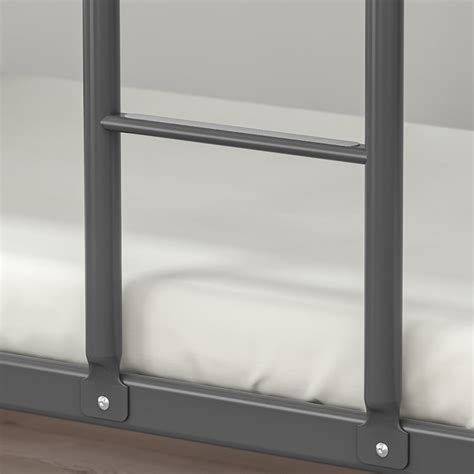 TUFFING Bunk bed frame, dark grey, 90x200 cm - IKEA