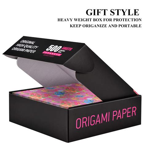 Japanese Washi Origami Paper 500 Sheets, 10 Vivid Colors, Colors Make ...