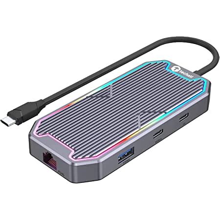 CableCreation 5-in-1 USB C Hubs 4K 60Hz, Dock USB C Hub Multiport ...