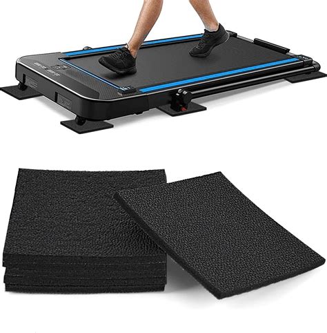 Amazon.com: 6 Pack Treadmill Mat Pads, Exercise Equipment Mat for Floor ...