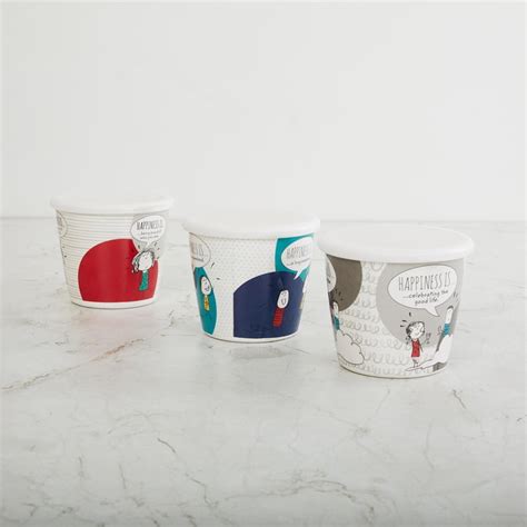 Buy Happiness Canisters With Lid- Set Of 3 - 650 ml from Home Centre at ...