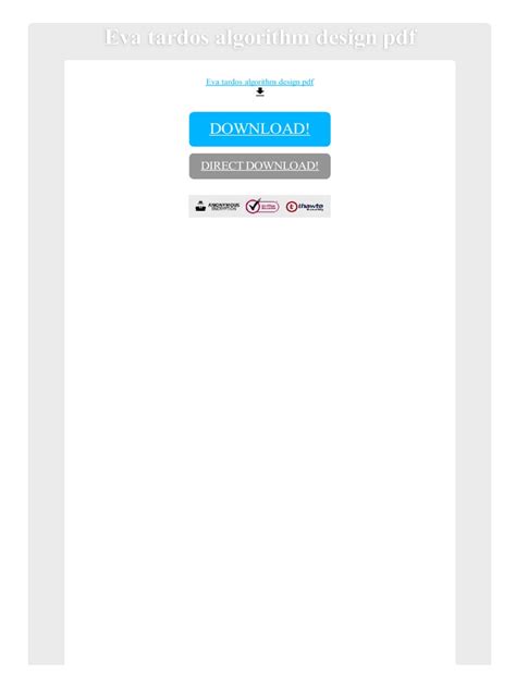 Algorithm Design PDF 的图像结果