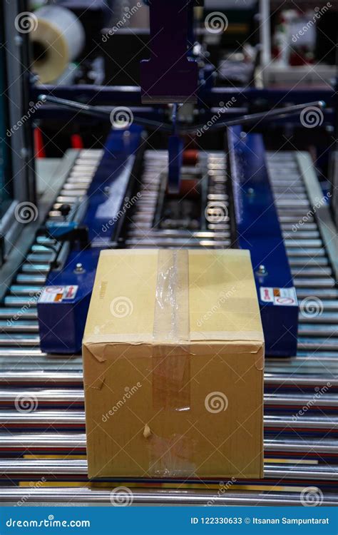 Box Packaging Machine stock image. Image of production - 122330633