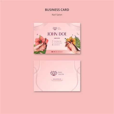 Nail Salon Business Cards 的图像结果