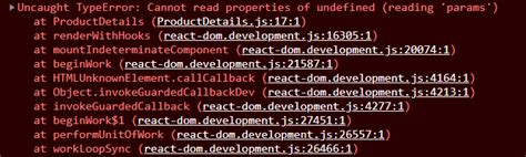Image result for Uncaught TypeError Cannot Read Properties of Undefined Reading 'Params