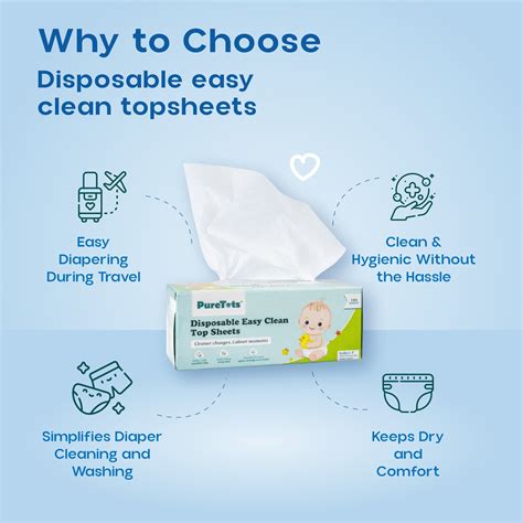 Disposable Easy Clean Top Sheets for Babies | PureTots – Pure Tots