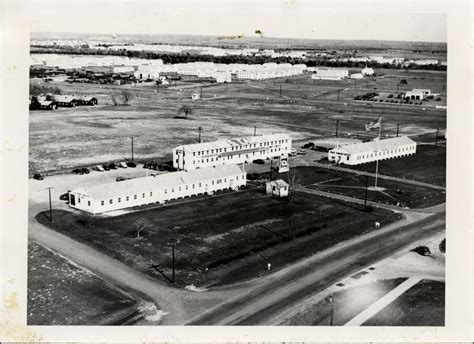 [Ariel view of Camp Swift including Headquarters, Post Finance Office ...
