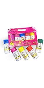 Cock Brand Natural Holi Colours - Holi Ke Rang Gulal - Pack of 4-75g ...