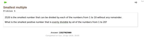 Image result for Project Euler Problem 5