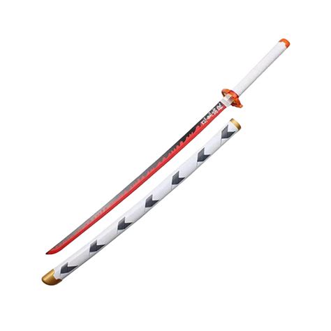 Demon Slayer Kyojuro Rengoku Nichirin Sword – Cosplay Katana – Pipopipomart