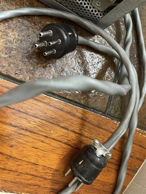 Weird old audio cables (like DIN) - General Discussion - Elektronauts