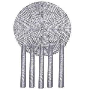 Buy Kuber Industries PVC Soft Leather 6 Pieces Dining Table Placemat ...