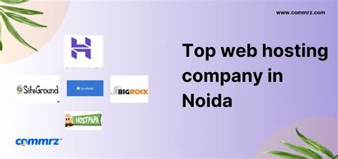 Top 5 web hosting company in Noida