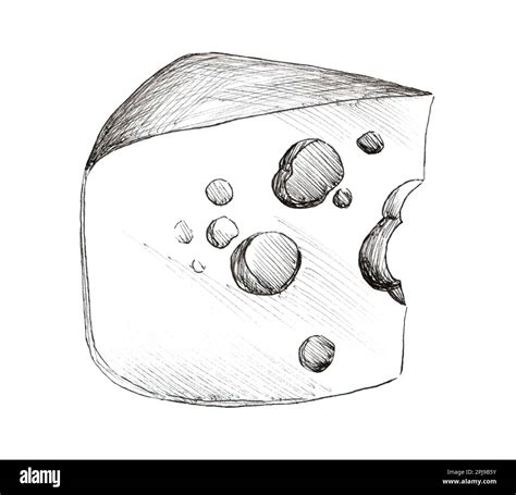 Slice Of Cheese Drawing