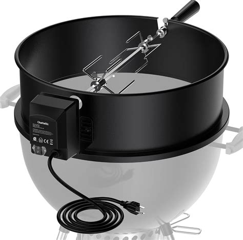 Amazon.com : Charkettle Rotisserie Ring Kit Compatiable with Weber 18 ...