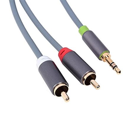 Buy Stereo to 2RCA Cable (ST 3.5 to 2RCA) Metal (10M) Online at Low ...