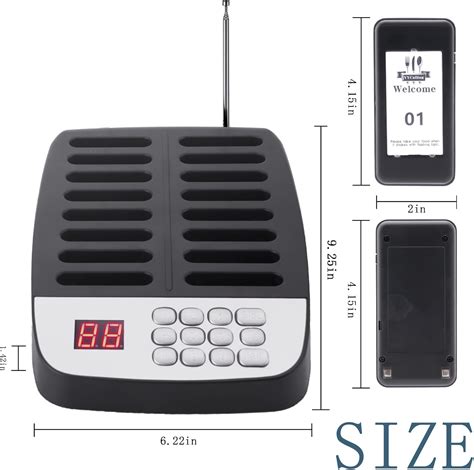 Buy YYCALLING Restaurant Pager,Pagers for Restaurants 16 Guest Pagers ...