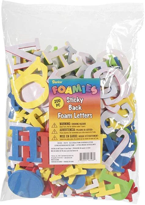 Darice 5.08 cm Foamies Alphabet Sticker Self Adhesive Sticker Price in ...