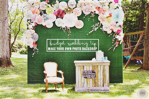 How to make a wedding backdrop 60 photos - Vianawedding.com