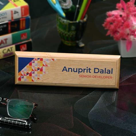 Professional Desk Name Plate for Software Developers – Housenama