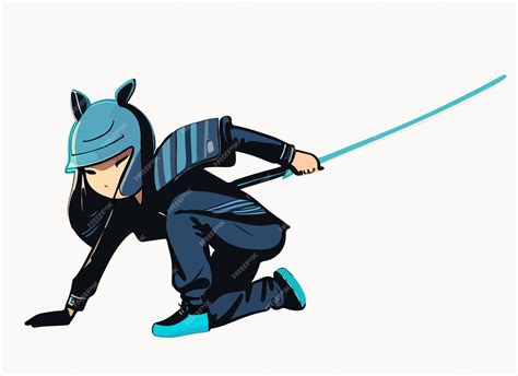 Ancien dessin animé énorme guerrier combattant soldat et militaire en ...