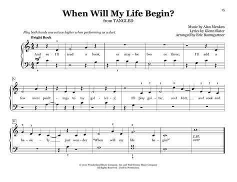 Tangled Songs When Will My Life Begin Lyrics