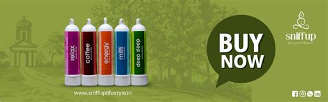 SniffUp Lifestyle-Essential Oil Aromatherapy Inhaler for Relaxing