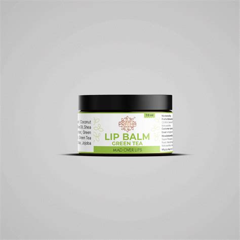 Natural Green Tea Lip Balm | PRATHA NATURALS