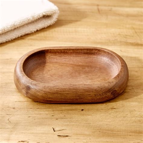 Buy Noelle Natural Wooden Soap Dish from Home Centre at just INR 799.0