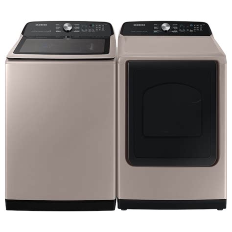 Shop Samsung Large Capacity Top-Load Washer & Gas Dryer with Steam and ...